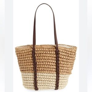 NWOT BTB Los Angeles Dani Stripe Tote Bag